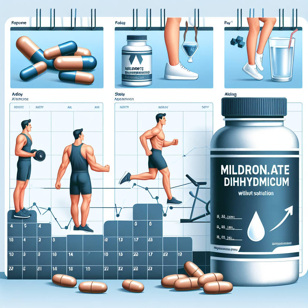Cómo usar Mildronate Dihydricume de forma progresiva sin saturación