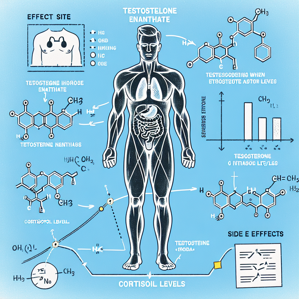 Cómo afectan los niveles de cortisol al usar Enantato de testosterona
