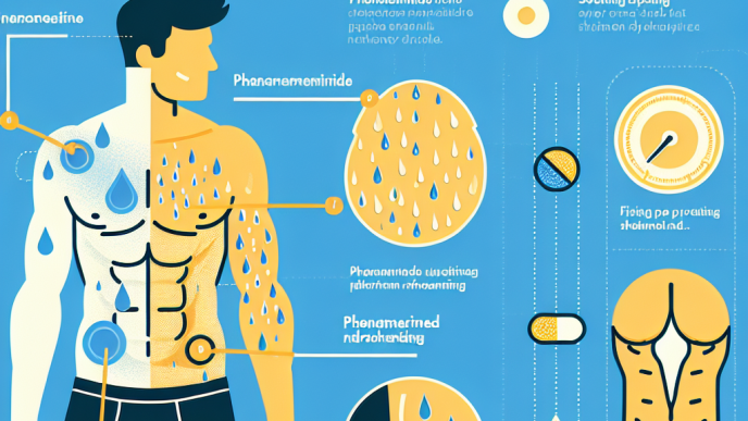 Qué tipo de sudoración indica que Phentermine Hydrochlorid está activo