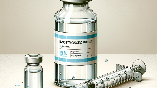 Agua bacteriostática para inyección en usuarios mayores de 40 años