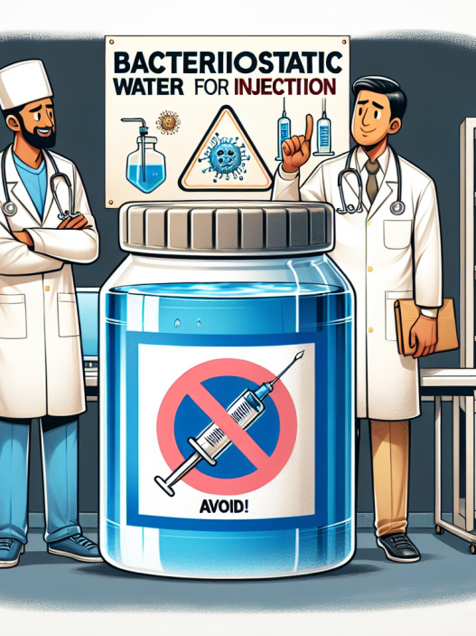Cuándo evitar completamente Agua bacteriostática para inyección