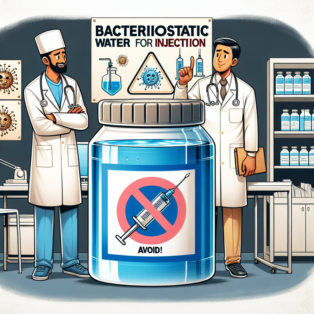 Cuándo evitar completamente Agua bacteriostática para inyección