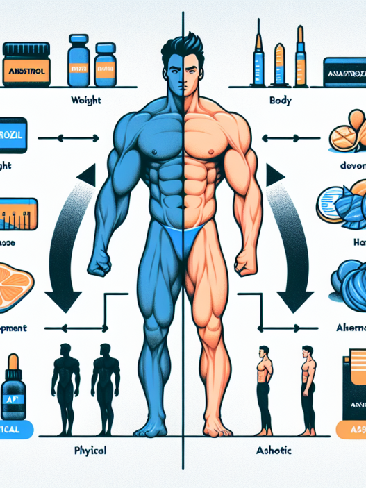 Diferencias entre resultados físicos y estéticos con Anastrozol