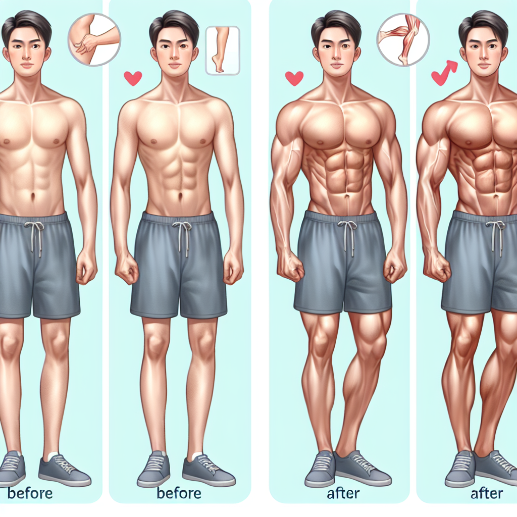Diferencias entre resultados físicos y estéticos con Somatropina