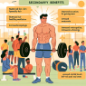 Qué beneficios secundarios se reportan con Preparativos para ganar masa muscular
