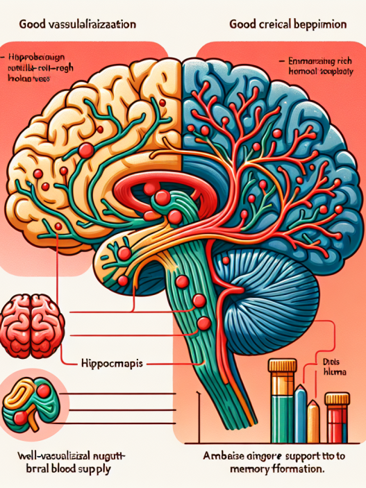 Cómo cambia la vascularización con Apoyo al cerebro y la memoria