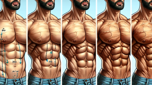 Cómo monitorear el progreso con fotos durante Cursos de esteroides para secado y modelado corporal (aumento de masa magra)