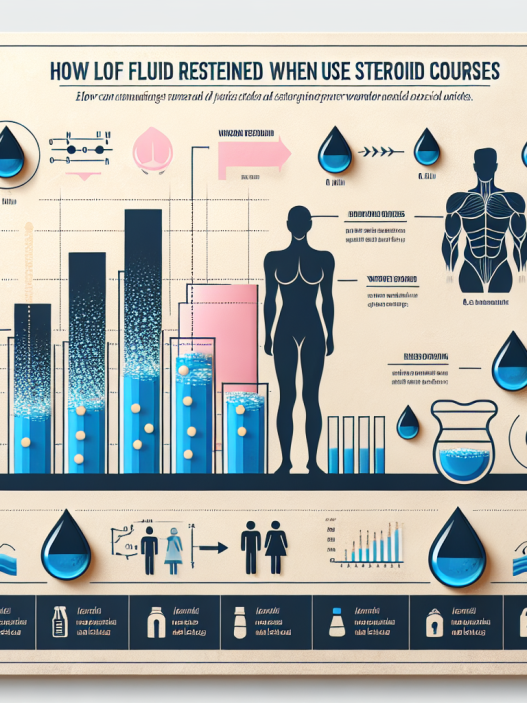 Cuánto líquido se retiene usando Cursos de esteroides para mujeres