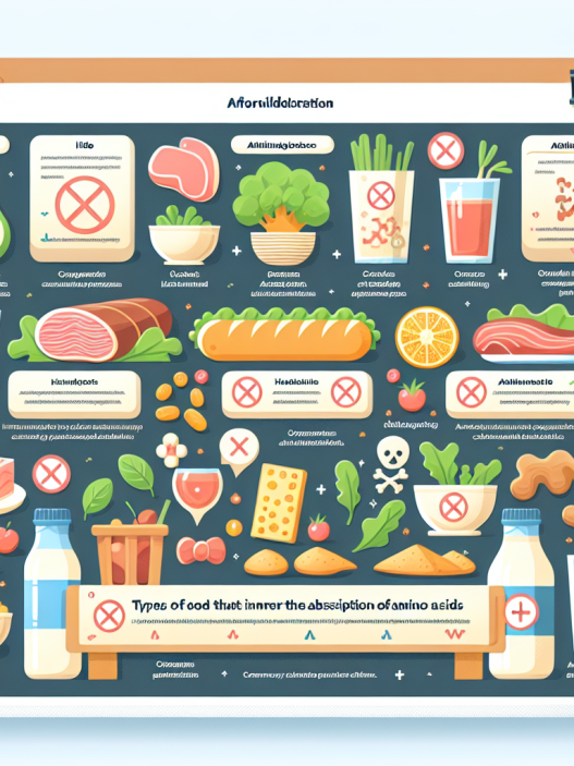 Qué alimentos pueden interferir con la absorción de Aminoácidos