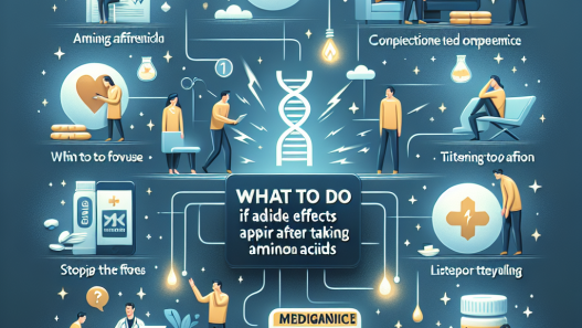 Qué hacer si aparecen efectos adversos con Aminoácidos
