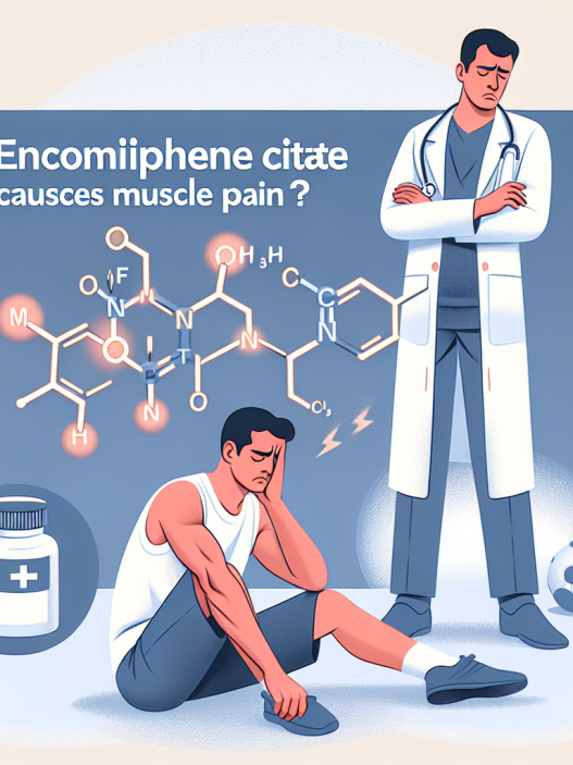 ¿Qué hacer si Enclomiphene citrate te produce dolor muscular?