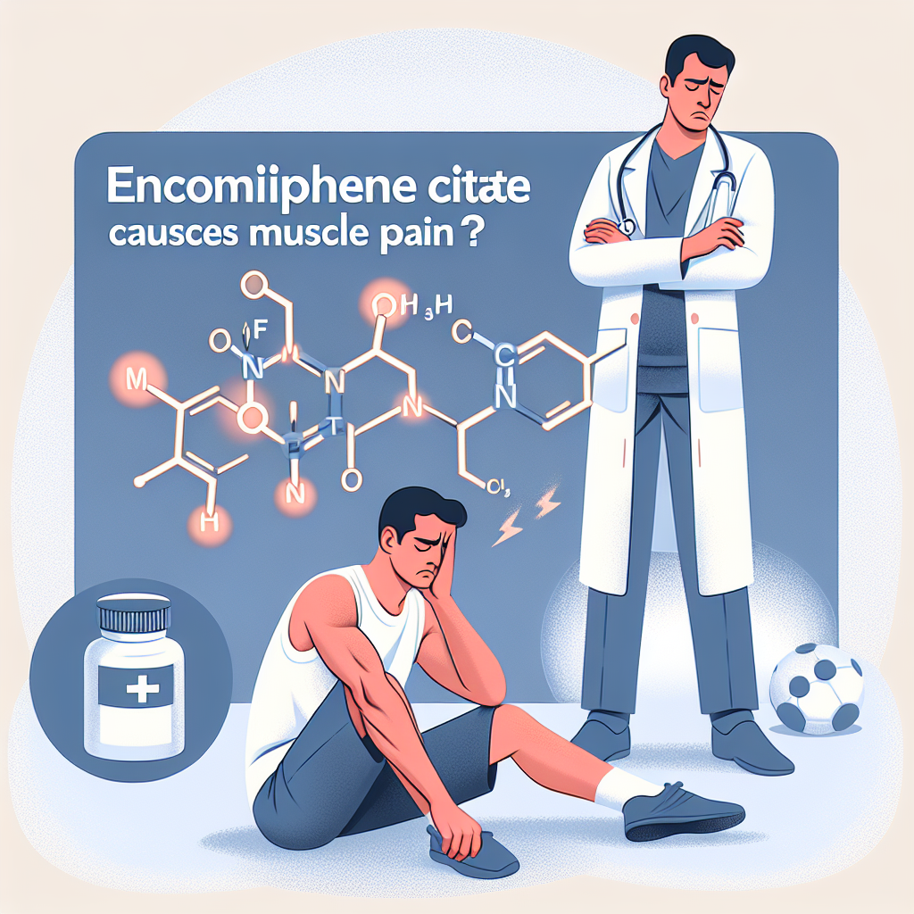 ¿Qué hacer si Enclomiphene citrate te produce dolor muscular?