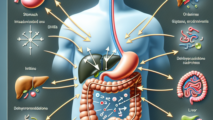 Cómo afecta Dehydroepiandrosteron al sistema digestivo