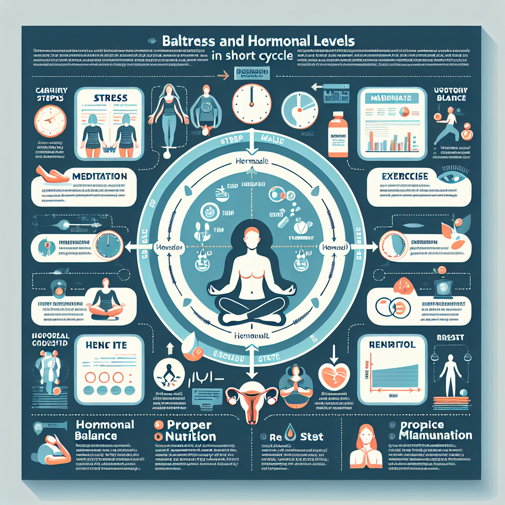 Cómo tomar correctamente Estrés y equilibrio hormonal en un ciclo corto