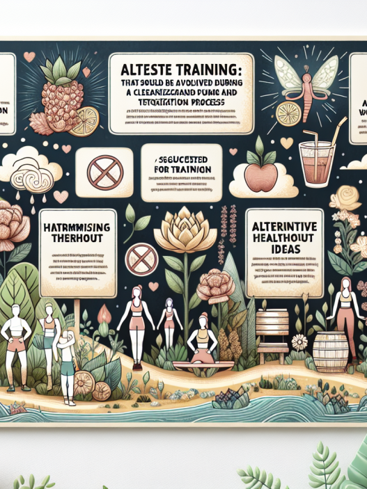 Qué formas de entrenamiento evitar con Limpieza y desintoxicación